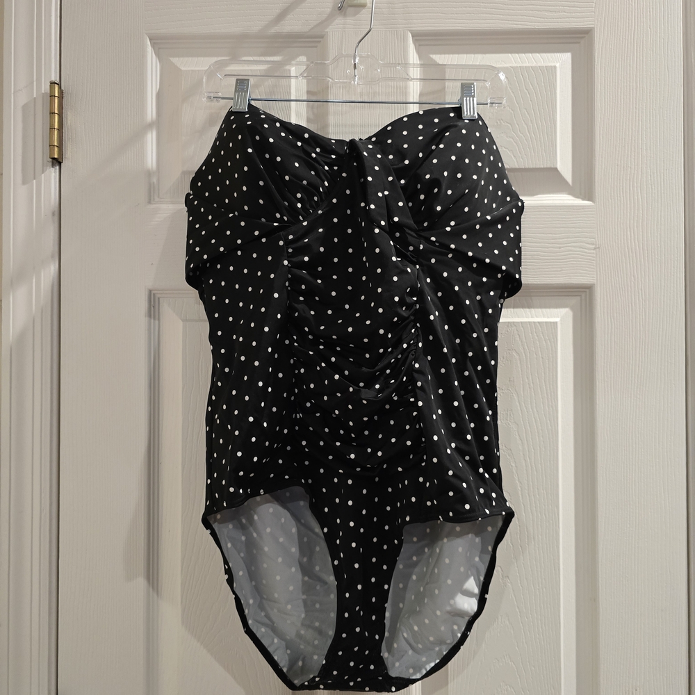 Swimsuits For All Classic Black Swimwear